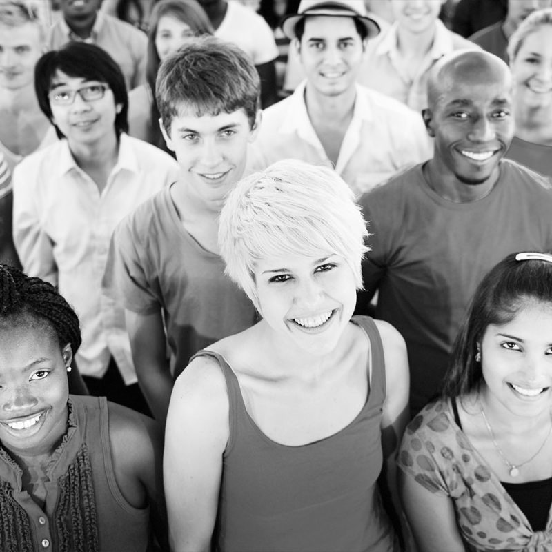 A diverse team of medical professionals collaborating.
